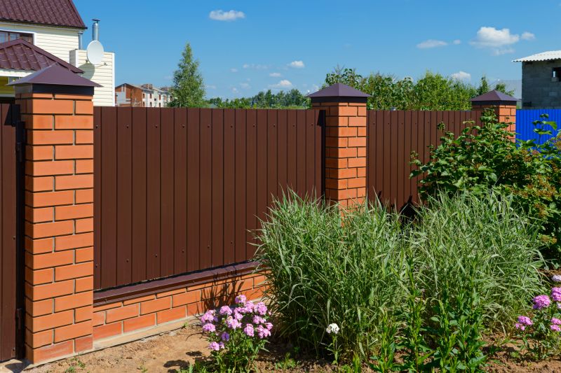 Brick Fence Installation